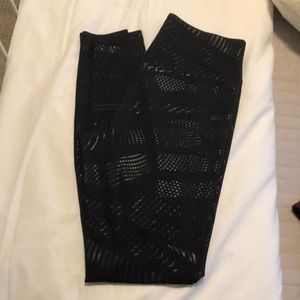Nike black and metallic leggings